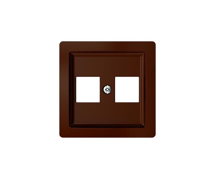 Kryt zsuvky komunikan pm (2x), s kovovm upevovacm tmenem ABB Swing 5014G-A02018 H1 - hnd