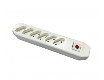 �estin�sobn� z�suvka s vyp�na�em ABB 5547-2004 B, 250 V, 16 A, 2-p�l - b�l�