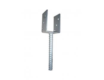 Kotevn patka do betonu U 100x100x125mm, M20, zinek
