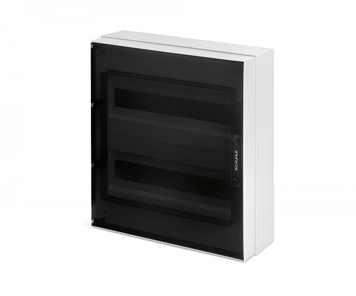 Rozvodnice na omtku Scame Ikona 679.2036.4, IP66, 36 modul (2x18), 424x460x140 mm
