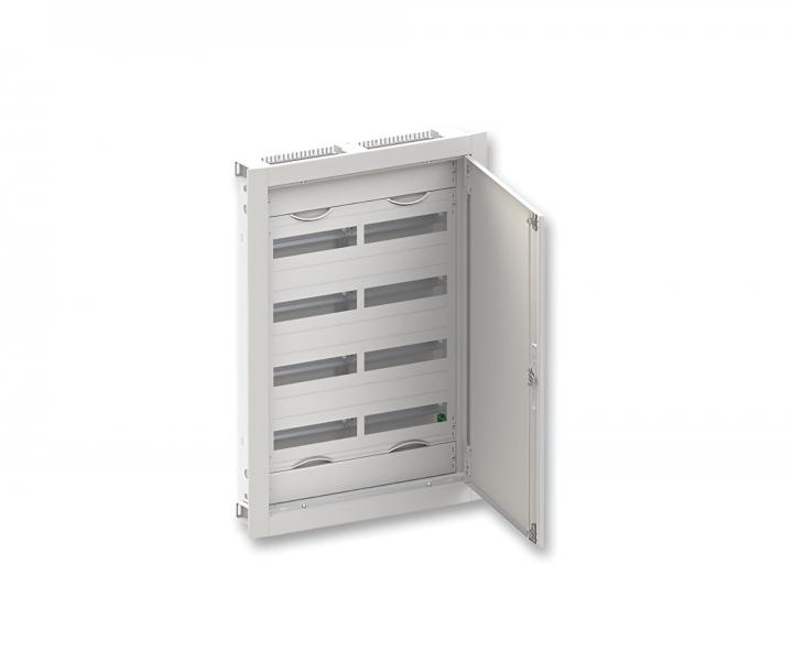 Rozvodnice oceloplechov pro zaputnou mont ABB CU25R, IP 30, 96 modul (4x24)