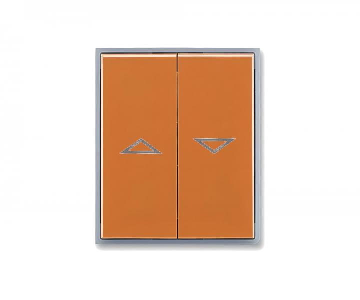 Kryt sp�na�e �aluziov�ho ABB Element-Time 3558E-A00662 07, d�len� - karamelov�/ledov� �ed�