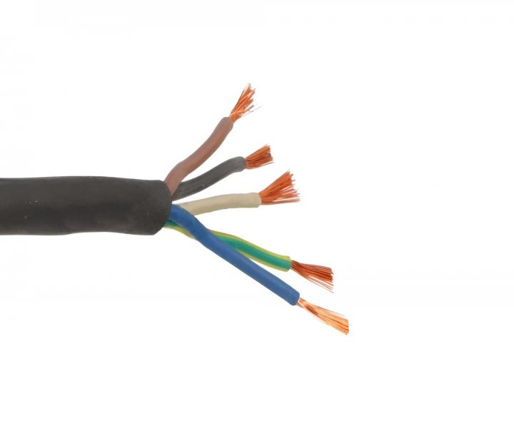 Kabel H05RR-F 5x2,5 Prysmian, ern