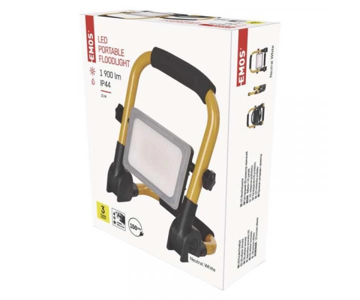 LED reflektor ILIO 21W, lut-ern, IP44, 1900 lm, neutrln bl Emos ZS3322