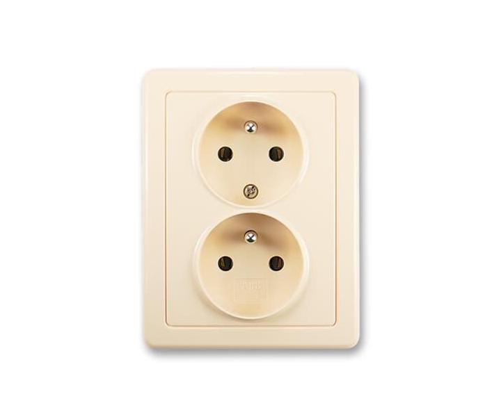 Zsuvka dvojnsobn s ochrannmi kolky ABB Swing 5512G-C02349 C1 - krmov