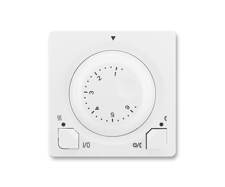 Termostat univerzln s otonm nastavenm teploty (ovl. jednotka) ABB Swing 3292G-A10101 B1 - jasn bl