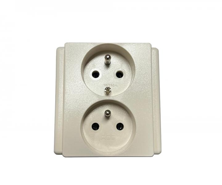 Zsuvka dvojnsobn ABB Classic 5512-2249 B2 - tlumen bl