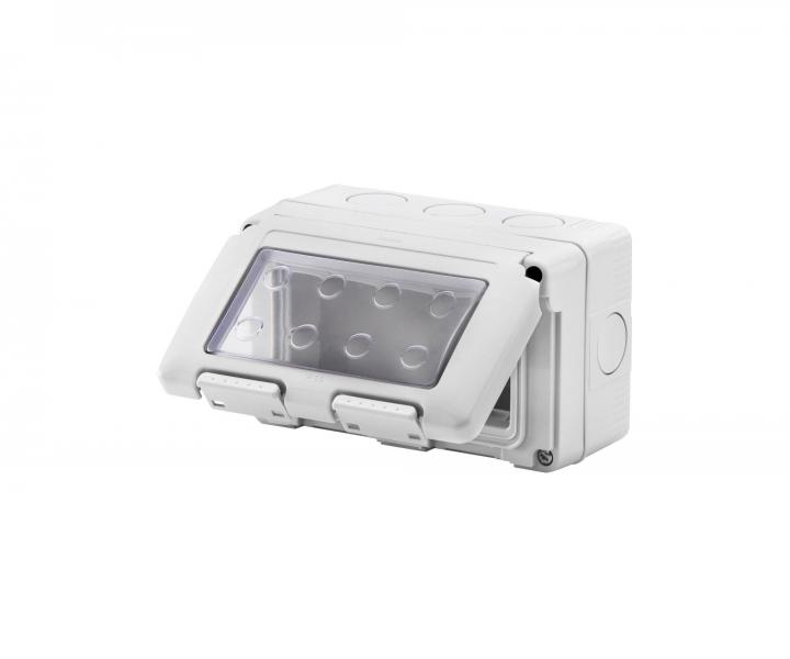 Vodotsn rozvodn pouzdro Gewiss GW27044, IP55, 4 moduly