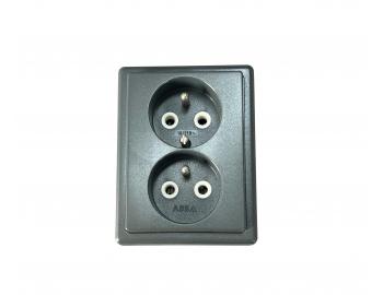 Zsuvka dvojnsobn ABB Classic 5512C-2349 S3 - antracitov