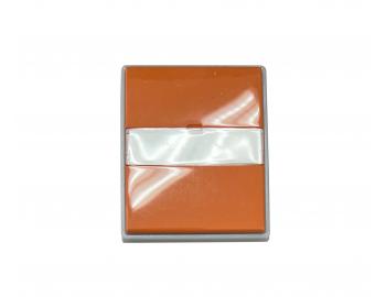 Kryt sp�na�e s popisov�m polem ABB Element-Time 3558E-A00610 07 - karamelov�/ledov� �ed�