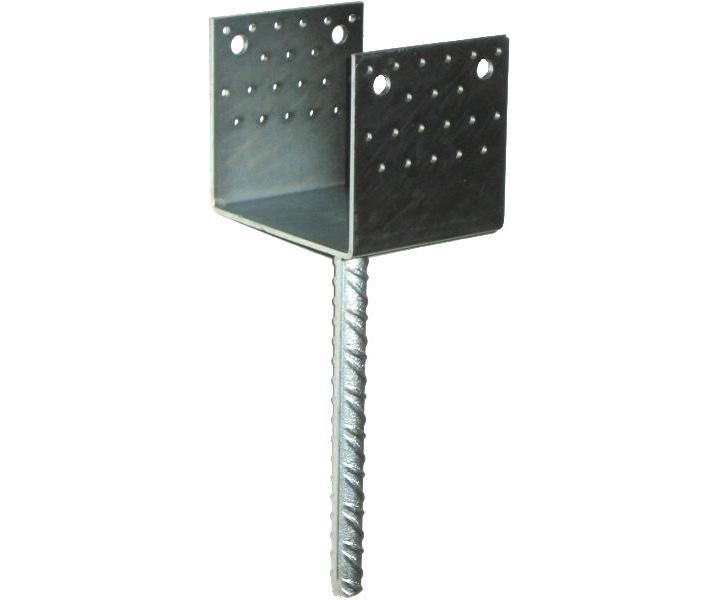 Kotevn patka do betonu U 120x120x120mm, M20, zinek