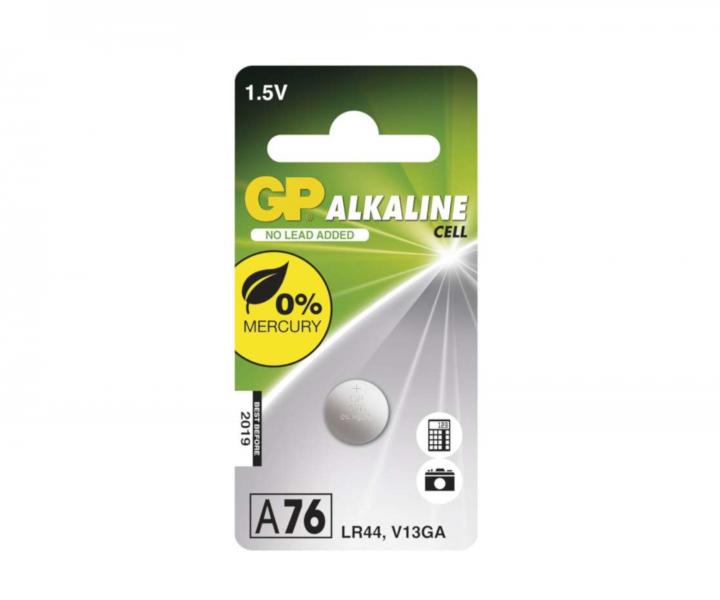 Alkalick knoflkov baterie GP A76F (LR44)