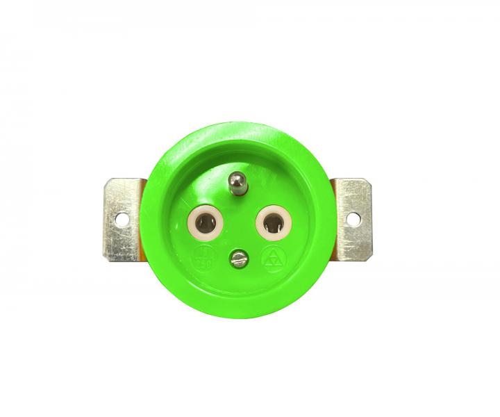 Vestavn� z�suvka ABB Reflex SI 5517-2310 Z, 220 V, 16 A - zelen�