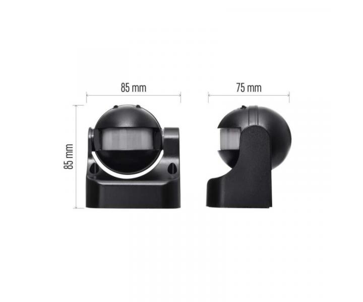 PIR senzor (pohybov idlo) IP44 1200W, ern Emos G1125