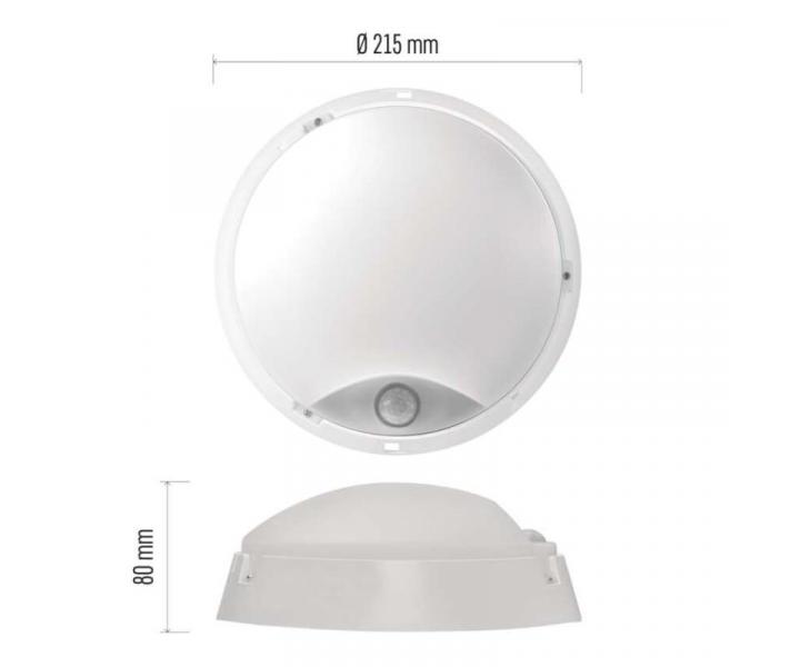 LED pisazen svtidlo ZURI s pohyb. idl., kruhov /b 14W n.b. Emos ZM3231