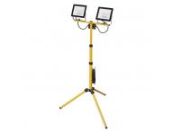 LED reflektor HOBBY SLIM, 2 30W + trojnoka, lut, neutrln bl Emos ZS2231.2