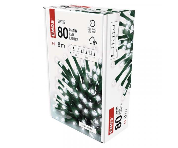 LED vnon etz, 8 m, venkovn i vnitn, studen bl, asova Emos D4AC02