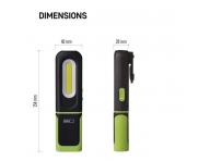 COB LED + SMD LED nabjec svtilna P4537, 330 lm, 1200 mAh Emos P4537