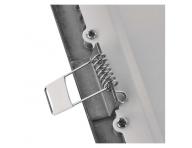 LED vestavn svtidlo NEXXO, tvercov, stbrn, 18W, se zmnou CCT Emos ZD2243