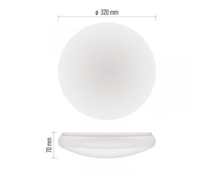 LED pisazen svtidlo TIVI, A CLASS, kruhov bl 8,6W, IP44, neutrln bl Emos ZM3406
