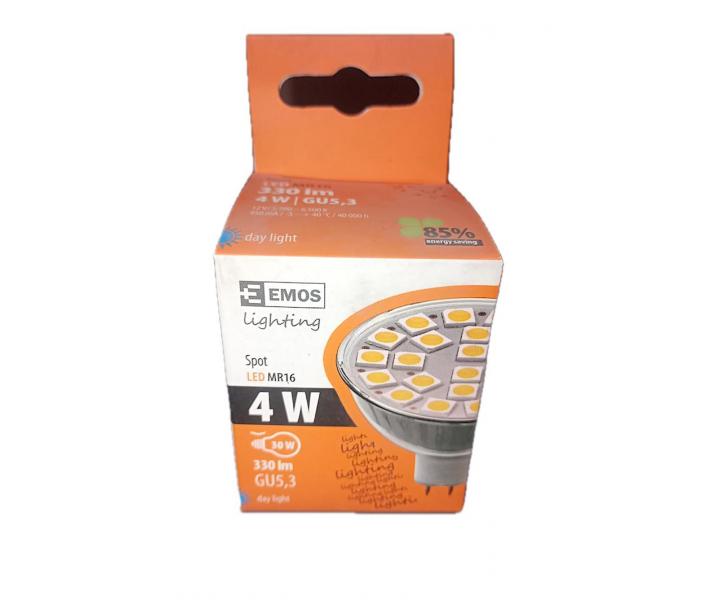 LED rovka Emos Lighting MR16, GU5,3, 4 W (30 W),  denn bl