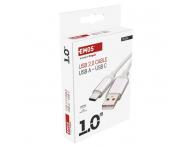 Nabjec a datov kabel USB-A 2.0 / USB-C 2.0, 1 m, bl Emos SM7025W