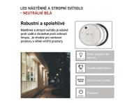 LED pisazen svtidlo ZURI, kruhov /b 14W neutrln bl Emos ZM3230