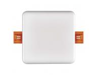 LED vestavn svtidlo VIXXO, tvercov, bl, 7,5W neutr.b.,IP65 Emos ZV2122