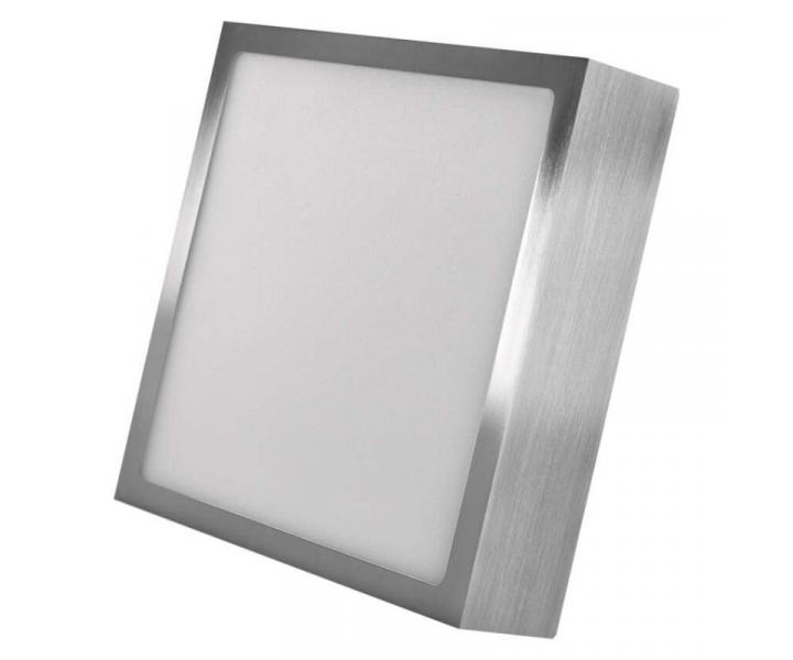 LED pisazen svtidlo NEXXO, tvercov, stbrn, 12,5W, se zmnou CCT Emos ZM6233