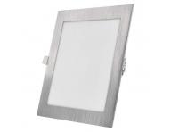 LED vestavn svtidlo NEXXO, tvercov, stbrn, 18W, se zmnou CCT Emos ZD2243