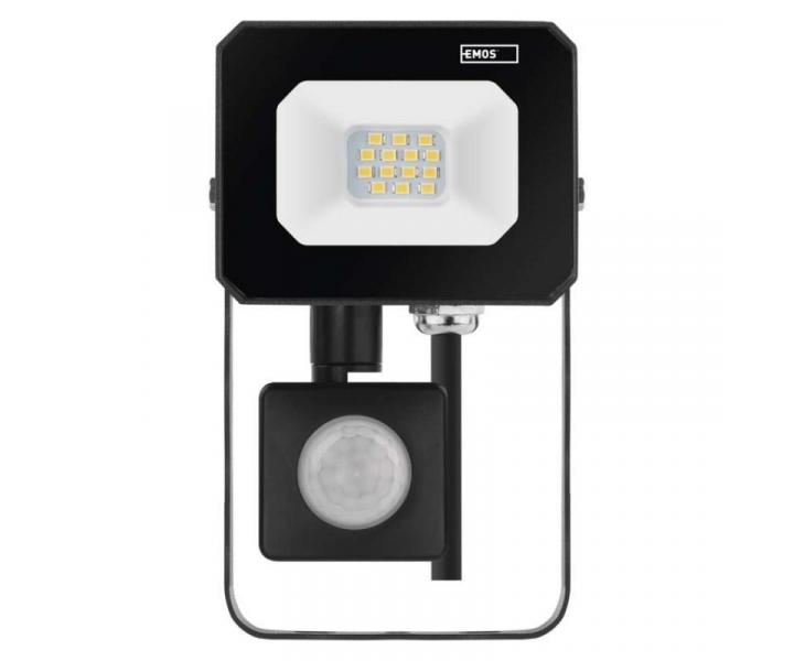 LED reflektor SIMPO s pohybovm idlem, 10 W, ern, neutrln bl Emos ZS2313