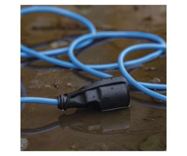 Poas odoln prodluovac kabel 10 m / 1 zsuvka / modr / PVC / 230 V / 1,5 mm2 Emos P01410W
