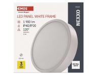 LED pisazen svtidlo NEXXO, kruhov, bl, 21W, neutrln bl Emos ZM5145