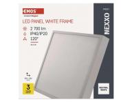 LED pisazen svtidlo NEXXO, tvercov, bl, 28,5W, neutrln bl Emos ZM6155