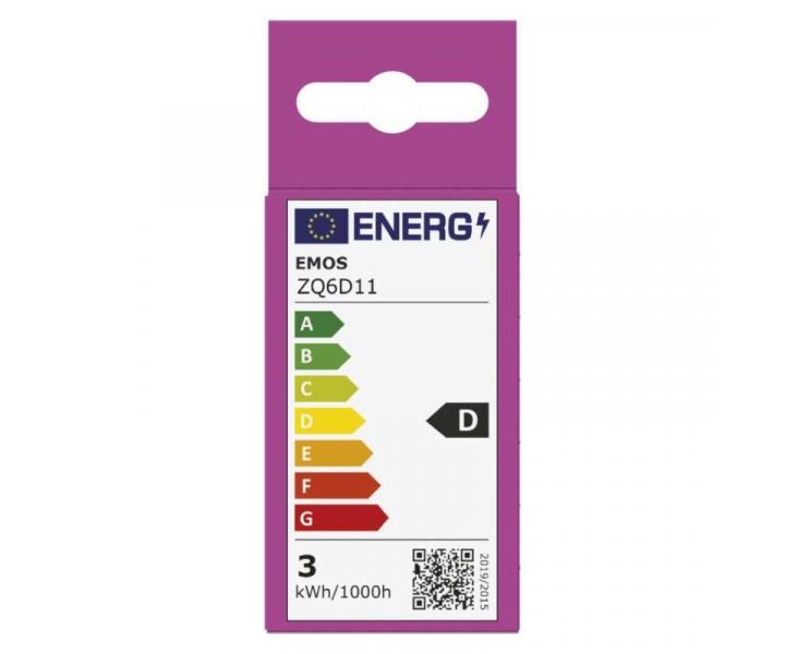 LED rovka Classic Mini Globe / E27 / 2,5 W (32 W) / 350 lm / tepl bl Emos ZQ6D11