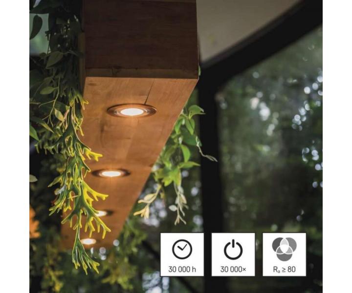 LED rovka Classic MR16 bl/ GU10 / 3 W (32 W) / 345 lm / tepl bl Emos ZQ8E12