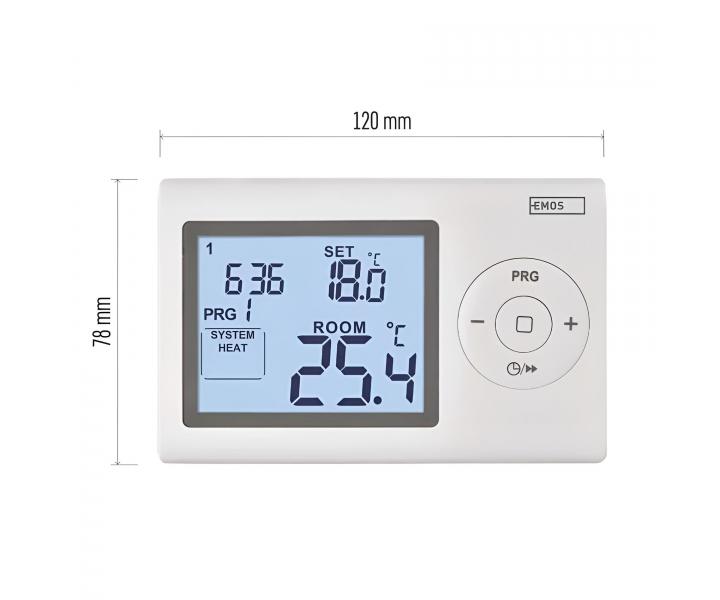 Pokojov programovateln drtov termostat Emos P5607