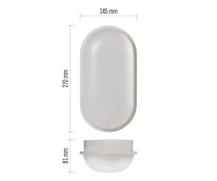 LED pisazen svtidlo Emos Qari ZM3020, 20 W, IP65 - neutrln bl