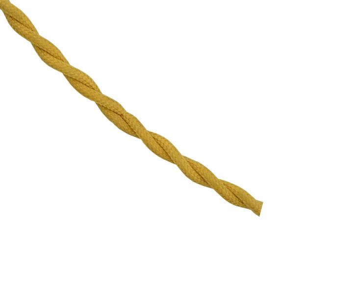 Kabel spltan 2x0,5 Precon, opeden jednotliv vodie, zlat