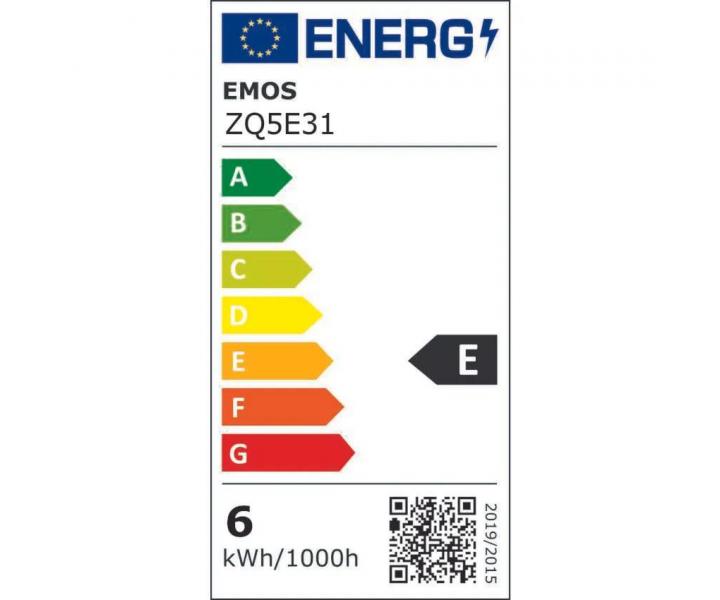 LED rovka Emos Classic A60, E27, 5,8 W (50 W), tepl bl
