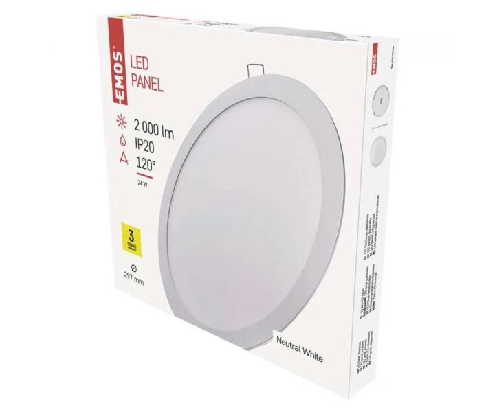 Kruhov podhledov LED svtidlo Emos Profi ZD1152, 24 W, neutrln bl