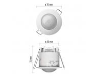 PIR senzor (pohybov idlo) IP20 1200W, bl Emos G1160