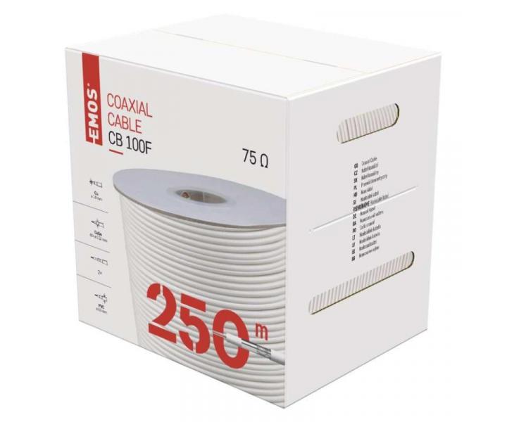 Koaxiln kabel CB100F Emos S5241S - 1 metr