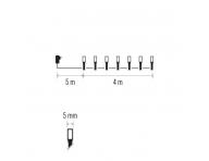 LED vnon etz, 4 m, venkovn i vnitn, tepl bl, asova Emos D4AW01