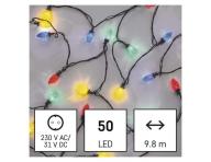 LED vnon etz, barevn rovky, 9,8 m, multicolor, multifunkce Emos D5ZM01