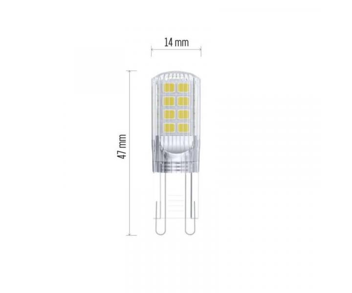 LED rovka Classic JC / G9 / 2,5 W (32 W) / 350 lm / neutrln bl Emos ZQ9536