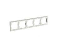 Rmeek ptinsobn, pro vodorovnou i svislou mont ABB Zoni 3901T-A00050 137 - matn ern / bl