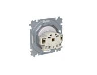 Zsuvka jednonsobn s ochrannm kolkem, s clonkami (typ 6619) ABB Zoni 6619T-A06657 500 - bl