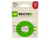Nabjec baterie GP ReCyko 950 AAA (HR03) - 6 ks
