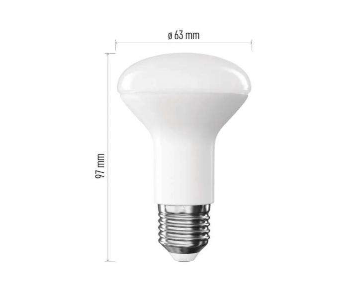 LED rovka Emos Classic R63 ZQ7E41, E27, 7 W (60 W), tepl bl